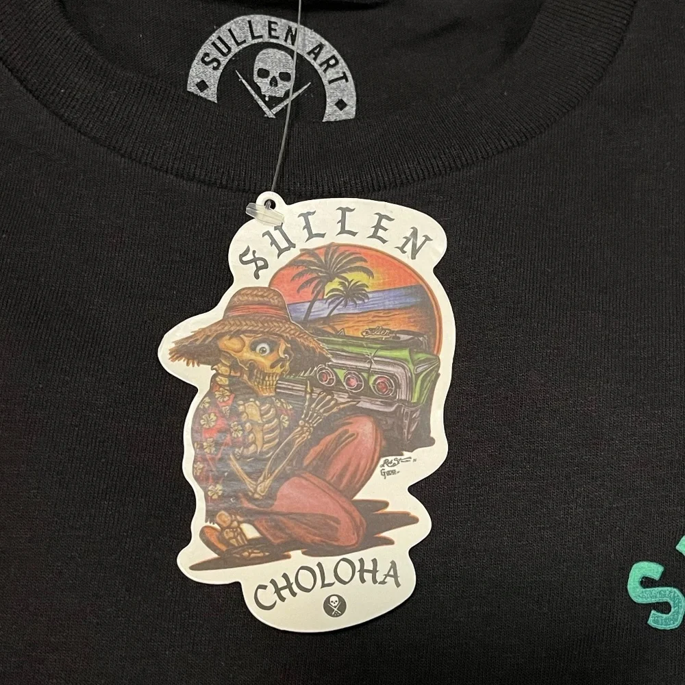 Sullen Castaway T-Shirt Color Black Size XL - Picture 5 of 7